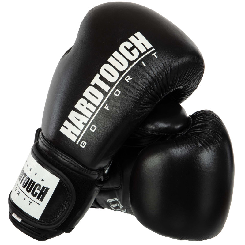 Боксерські рукавиці шкіряні HARD TOUCH BO-7714 10-14унцій кольори в асортименті