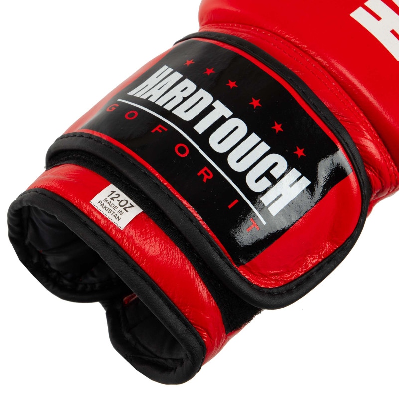 Боксерські рукавиці шкіряні HARD TOUCH BO-7714 10-14унцій кольори в асортименті