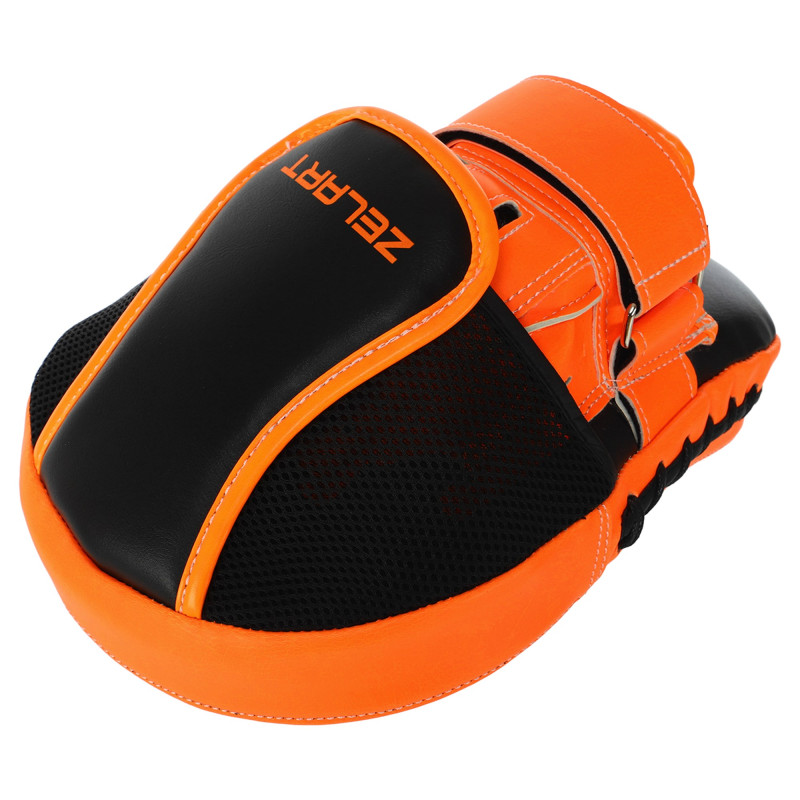 Лапа боксерська вигнута тренувальна PU ZELART BO-9057 26x19,5x8см 2штуки кольори в асортименті