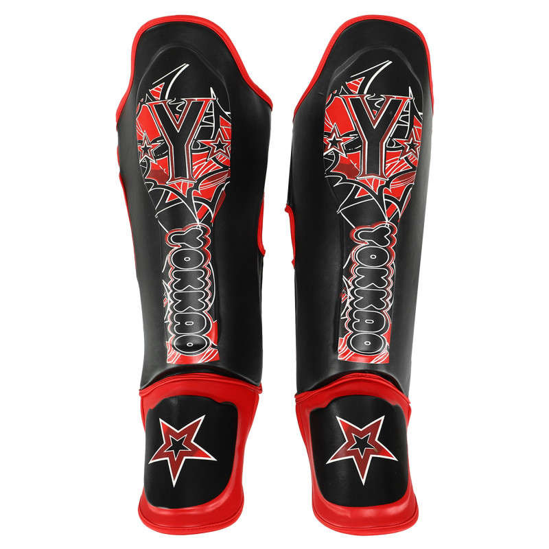 Захист гомілки та стопи Муай Тай, ММА, Кікбоксинг PU YOKKAO BO-9793 S-XL кольори в асортименті