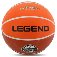 М'яч баскетбольний гумовий Legend BR2861C №7 помаранчевий