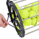 Машина-кошик для збору тенісних м'ячів TENNIS BALL CART на 72 м'ячі SPOINT BT-0463 чорний