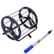Машина-кошик для збору тенісних м'ячів TENNIS BALL CART на 72 м'ячі SPOINT BT-0463 чорний