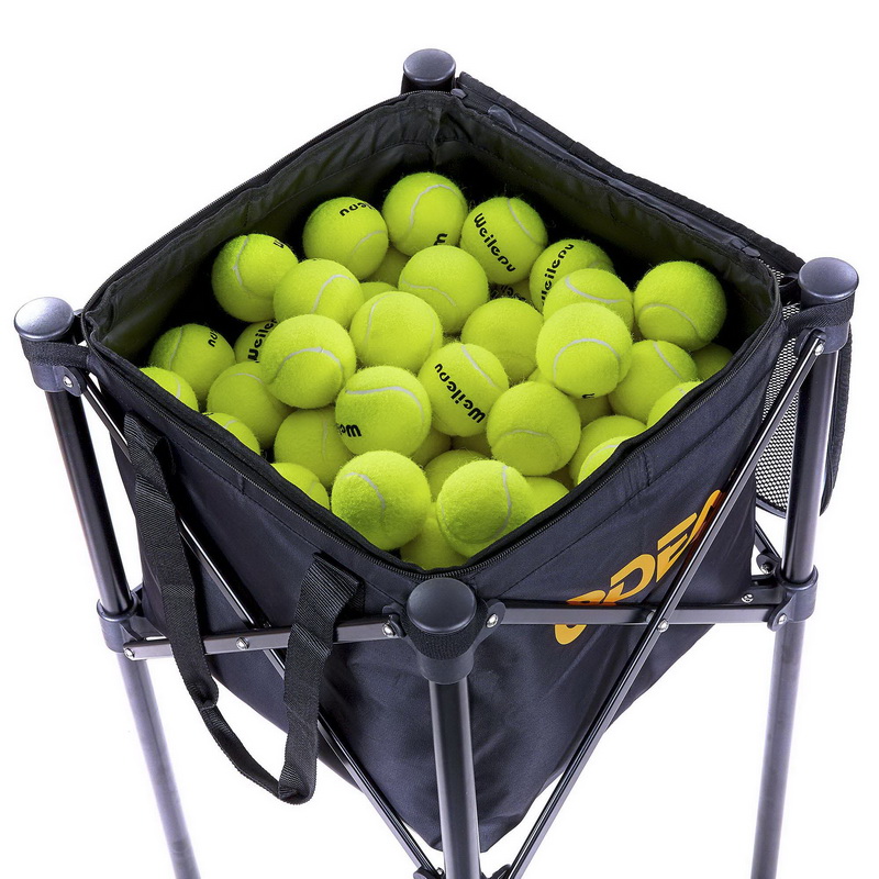 Кошик для тенісних м'ячів TENNIS BALL CART на 160 м'ячів ODEAR BT-0464 чорний