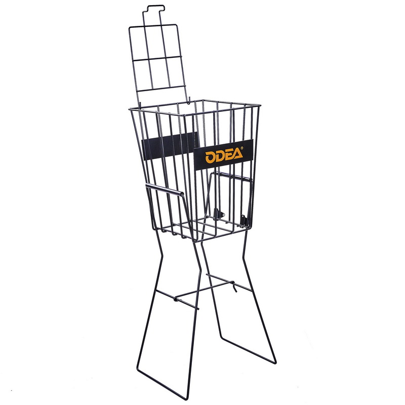 Кошик для тенісних м'ячів TENNIS BALL CART на 72 м'ячі ODEAR BT-0465 чорний