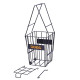 Кошик для тенісних м'ячів TENNIS BALL CART на 72 м'ячі ODEAR BT-0465 чорний