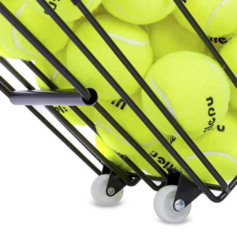 Кошик для тенісних м'ячів TENNIS BALL CART на 72 м'ячі ODEAR BT-0465 чорний