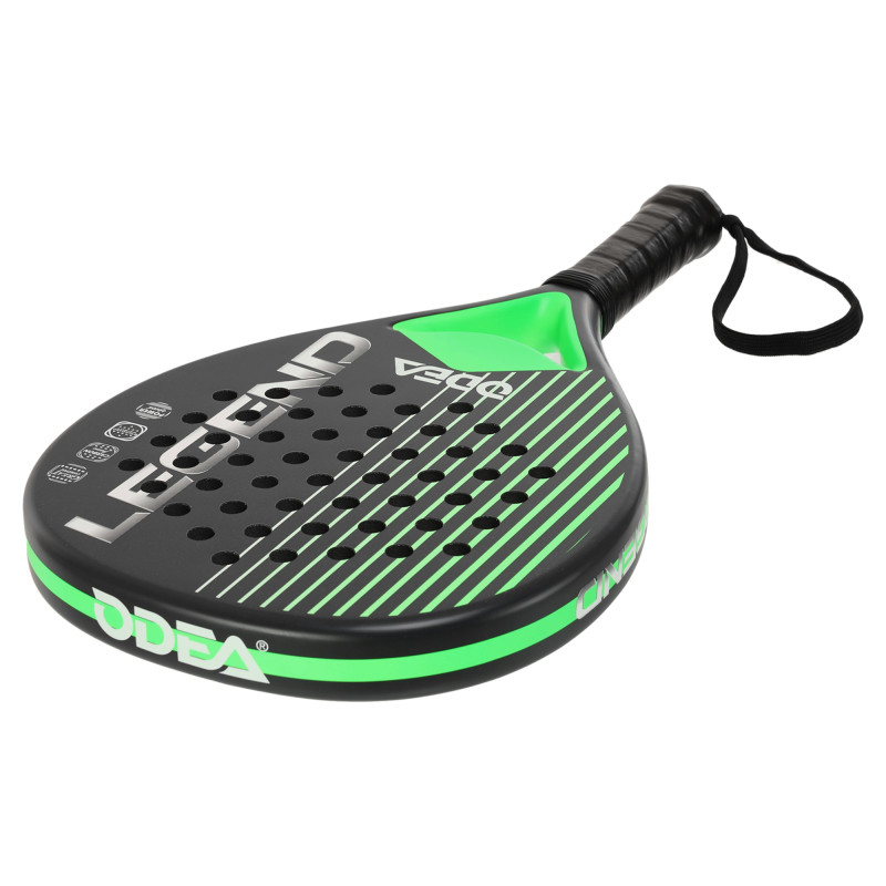 Ракетка для падел-тенісу Padel ODEAR LEGEND TEAR DROP BT-6581 чорний-зелений