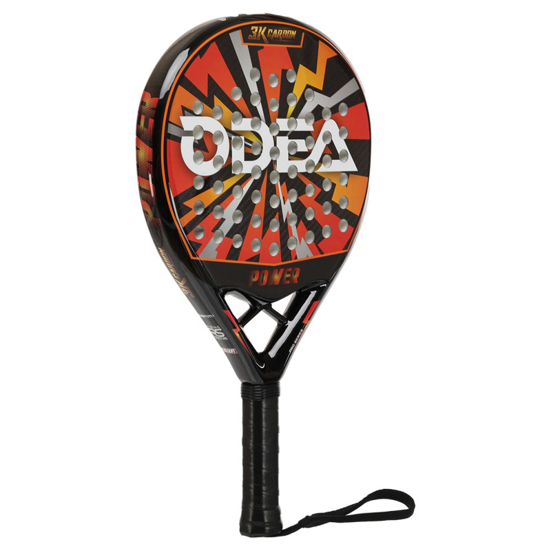 Ракетка для падел-тенісу Padel ODEAR POWER ROUND BT-6583 чорний-помаранчевий
