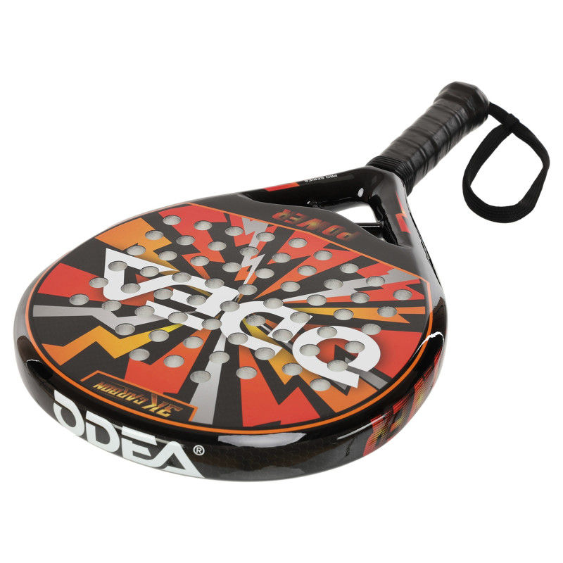 Ракетка для падел-тенісу Padel ODEAR POWER ROUND BT-6583 чорний-помаранчевий