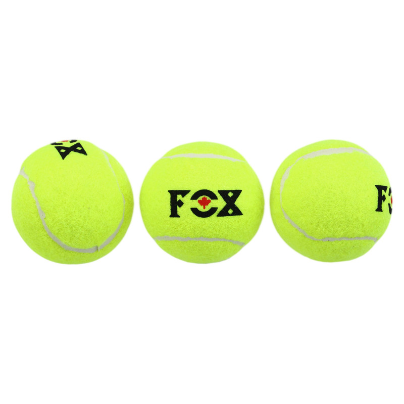 М'ячі для великого тенісу FOX BT-9799 3шт салатовий