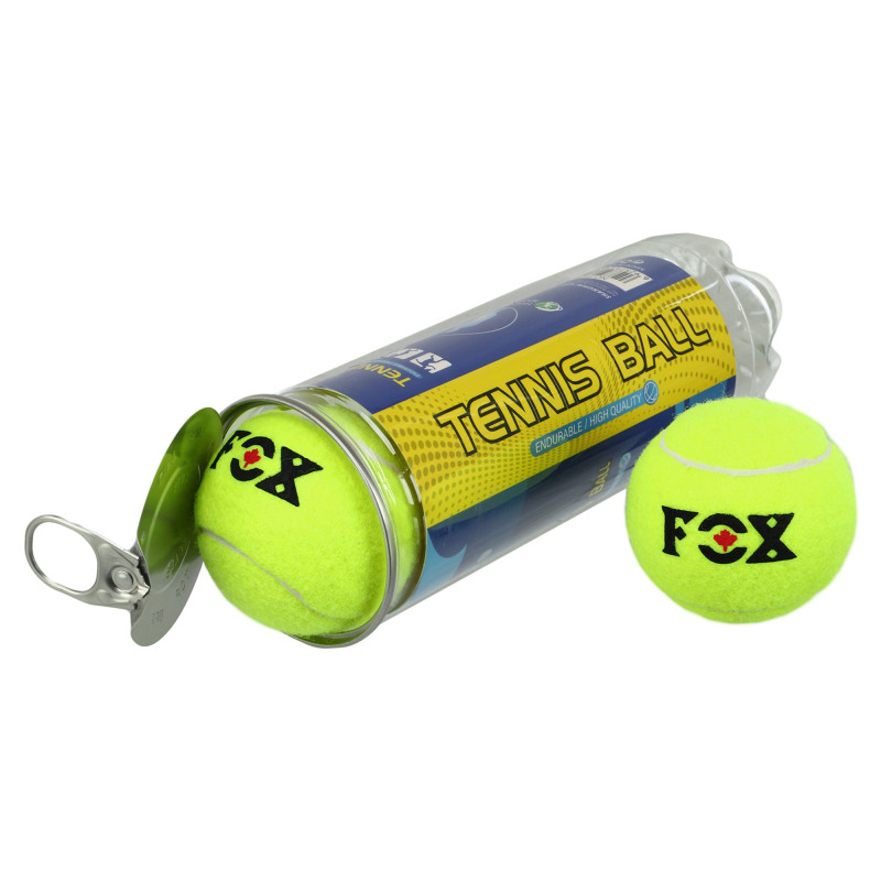 М'ячі для великого тенісу FOX BT-9803 3шт салатовий