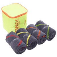 Комплект спортивних рушників з мікрофібри Water Sports TOWEL 4Monster BT-TWT 4шт кольори в асортименті