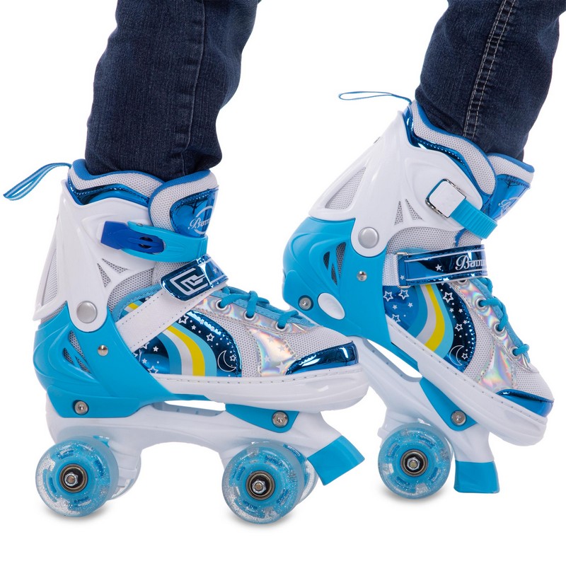 Ролики квади розсувні дитячі Banwei BW-211 розмір 27-38 кольори в асортименті