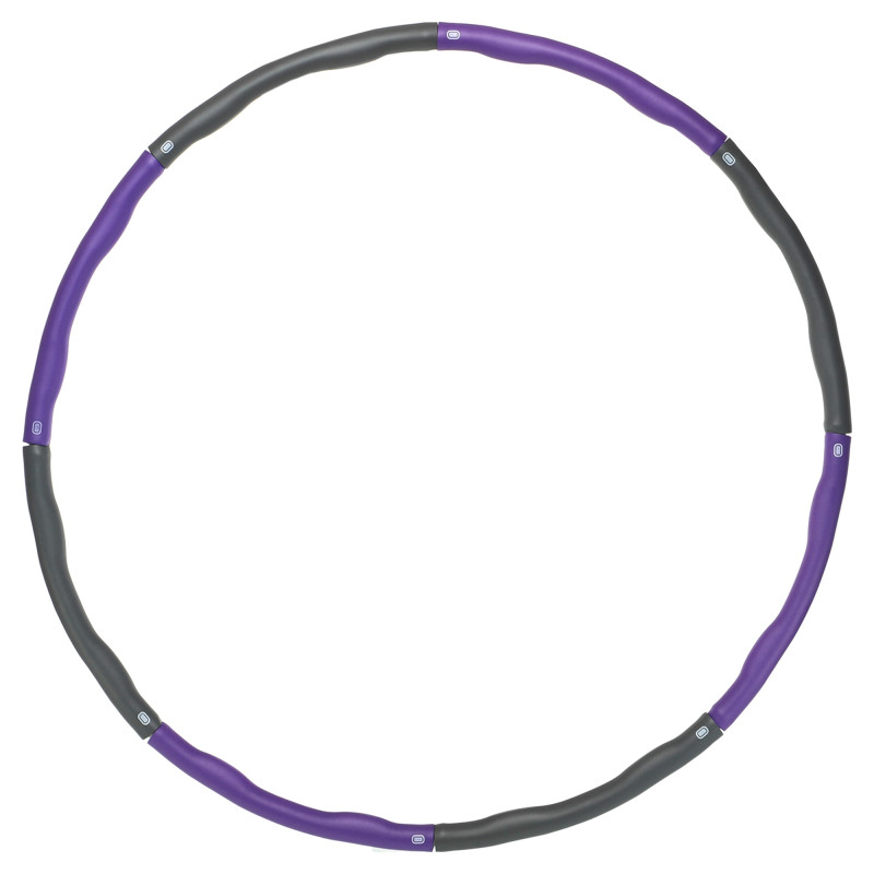 Обруч для схуднення розбірної Хула Хуп Hula Hoop IntiPal BY-018 8 секцій двоколірний