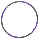 Обруч для схуднення розбірної Хула Хуп Hula Hoop IntiPal BY-018 8 секцій двоколірний