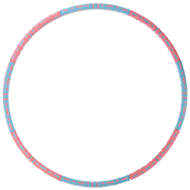 Обруч для схуднення розбірної Хула Хуп Hula Hoop CIMA BY-6181 8 секцій рожевий-блакитний