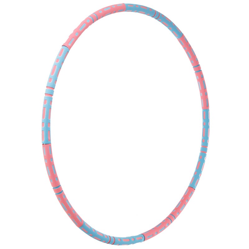 Обруч для схуднення розбірної Хула Хуп Hula Hoop CIMA BY-6181 8 секцій рожевий-блакитний