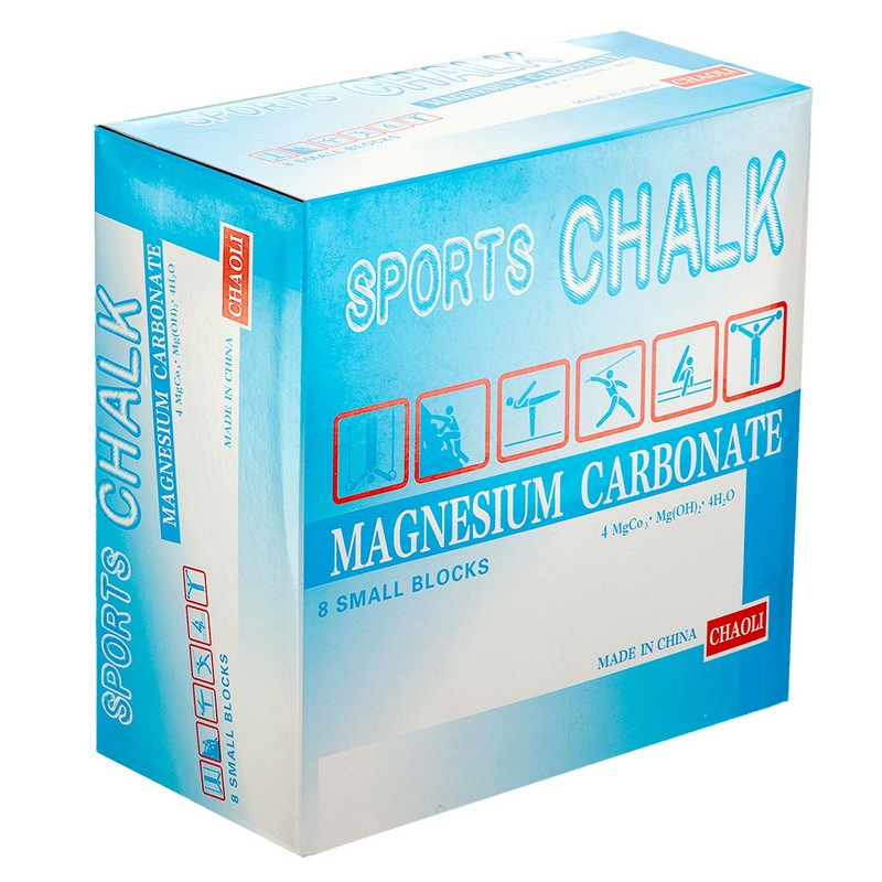 Тальк гімнастичний Магнезія в брикетах для спорту GYM CHALK SP-Sport C-0027 білий