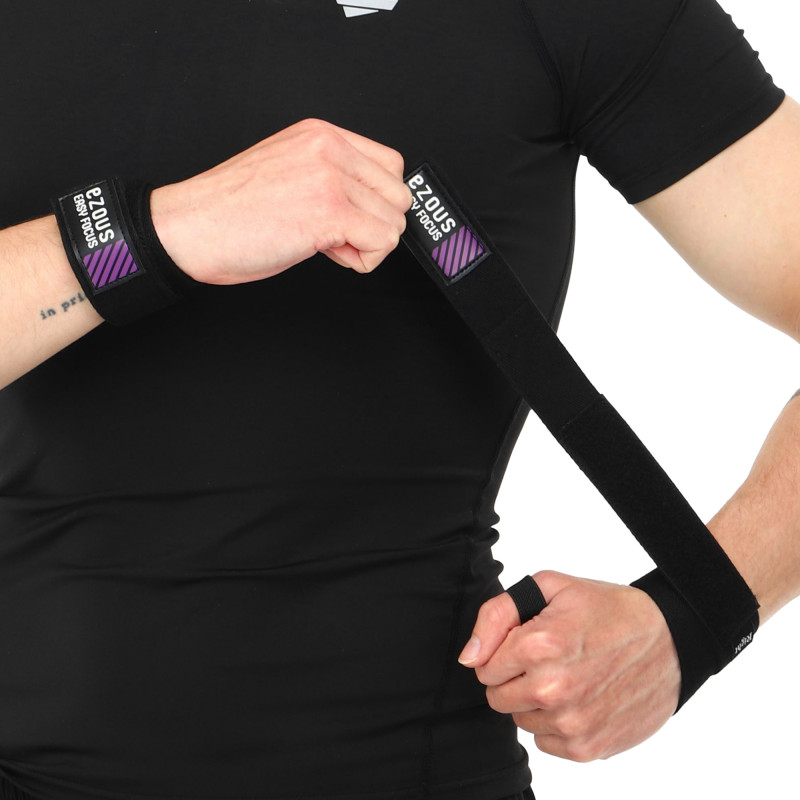 Бинти кистьові для жиму LIFTING WRAPS EZOUS C-01 2штуки чорний