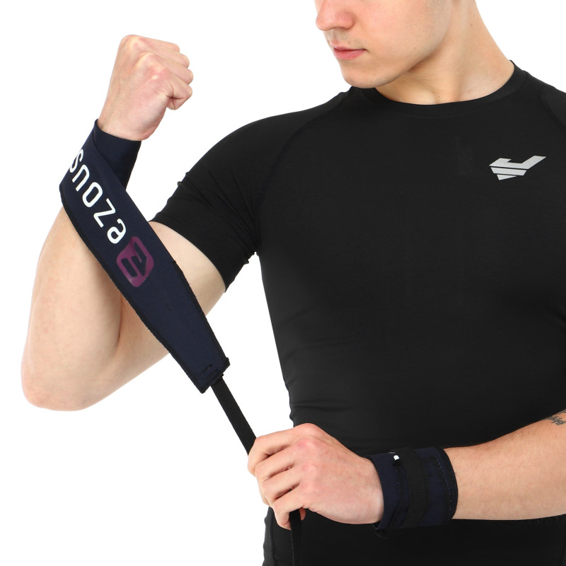 Бинти кистьові для жиму STRENGTH WRIST WRAPS EZOUS C-02 2штуки чорний