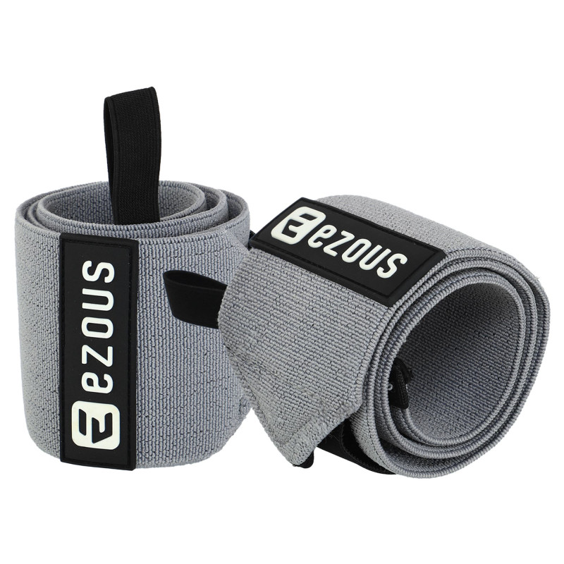 Бинти кистьові для жиму STRENGTH WRIST WRAPS (SOLID SUPPOR) EZOUS C-04 2штуки фіолетовий