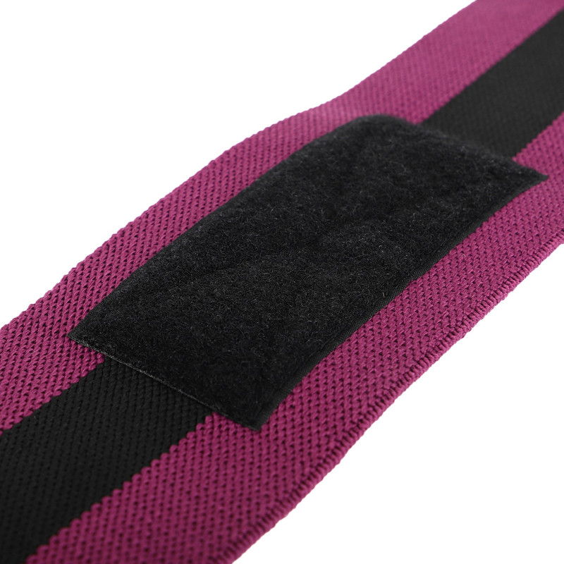 Бинти кистьові для жиму STRENGTH WRIST WRAPS EZOUS C-05 2штуки чорний-фіолетовий