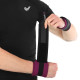 Бинти кистьові для жиму STRENGTH WRIST WRAPS EZOUS C-05 2штуки чорний-фіолетовий