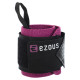 Бинти кистьові для жиму STRENGTH WRIST WRAPS EZOUS C-05 2штуки чорний-фіолетовий