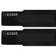Бинти кистьові для жиму STRENGTH WRIST WRAPS EZOUS C-05 2штуки чорний-фіолетовий