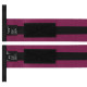 Бинти кистьові для жиму STRENGTH WRIST WRAPS EZOUS C-05 2штуки чорний-фіолетовий