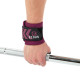 Бинти кистьові для жиму STRONG WRIST WRAPS EZOUS C-07 2штуки чорний-фіолетовий