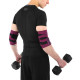 Бинти кистьові для жиму STRONG WRIST WRAPS EZOUS C-07 2штуки чорний-фіолетовий
