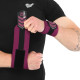 Бинти кистьові для жиму STRONG WRIST WRAPS EZOUS C-07 2штуки чорний-фіолетовий