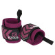Бинти кистьові для жиму STRONG WRIST WRAPS EZOUS C-07 2штуки чорний-фіолетовий