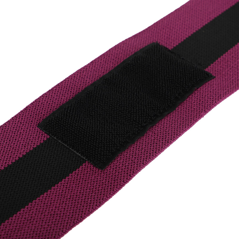 Бинти кистьові для жиму STRONG WRIST WRAPS EZOUS C-07 2штуки чорний-фіолетовий