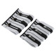 Налокотники для жиму 2штуки 2штуки ADJUSTABLE ELBOW SLEEVE EZOUS C-08 2шт сірий-чорний