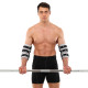 Налокотники для жиму 2штуки 2штуки ADJUSTABLE ELBOW SLEEVE EZOUS C-08 2шт сірий-чорний