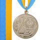 Медаль спортивна зі стрічкою SP-Sport WREATH C-1489-5 ø5см золото, срібло, бронза