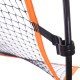 Тренажер футбольний відбивач ударів ребондер подвійний Quickster soccer trainer SP-Sport C-2847 2,1x1,2м помаранчевий-чорний