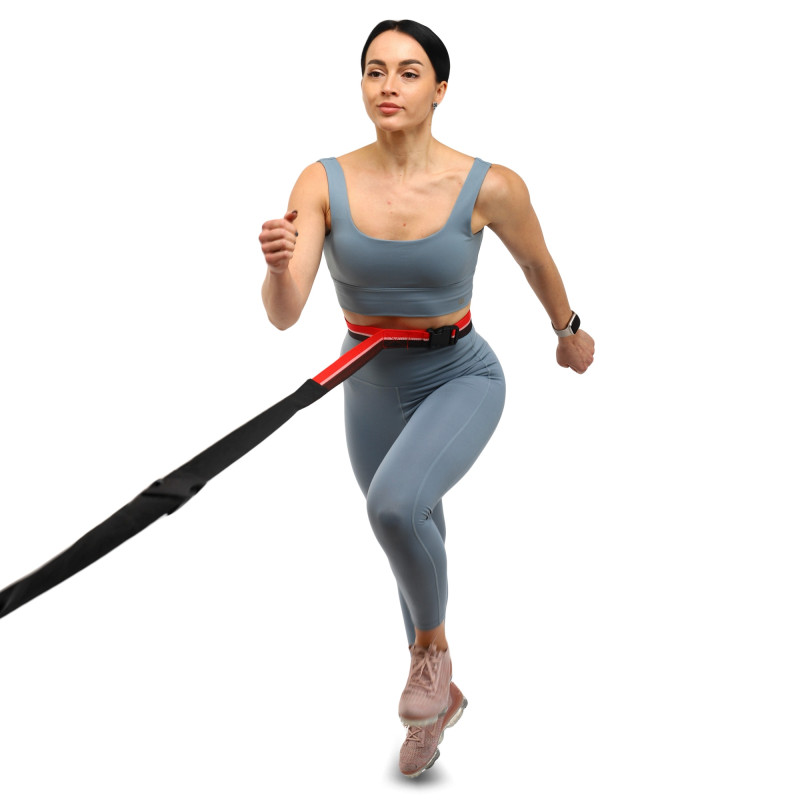 Пояс для тренування реакції MIRROR BELT C-4108 чорний-червоний