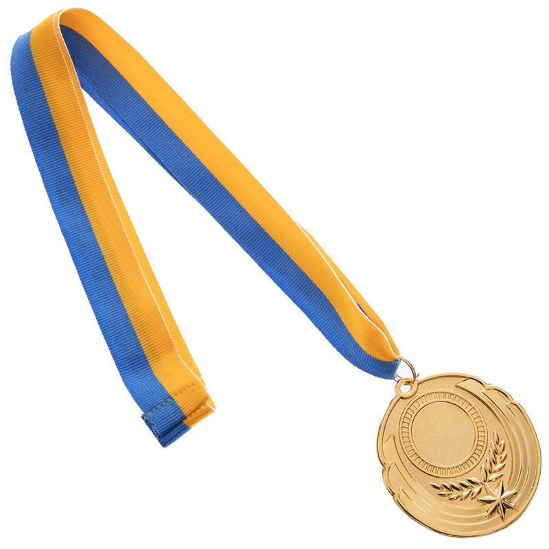 Заготівля медалі спортивної зі стрічкою SP-Sport RESULT C-4331 ø6,5см золото, срібло, бронза