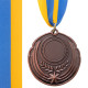 Заготівля медалі спортивної зі стрічкою SP-Sport RESULT C-4331 ø6,5см золото, срібло, бронза