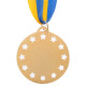 Медаль спортивна зі стрічкою SP-Sport WIN C-6405 ø6,5см золото, срібло, бронза