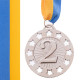 Медаль спортивна зі стрічкою SP-Sport WIN C-6405 ø6,5см золото, срібло, бронза