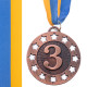 Медаль спортивна зі стрічкою SP-Sport WIN C-6405 ø6,5см золото, срібло, бронза