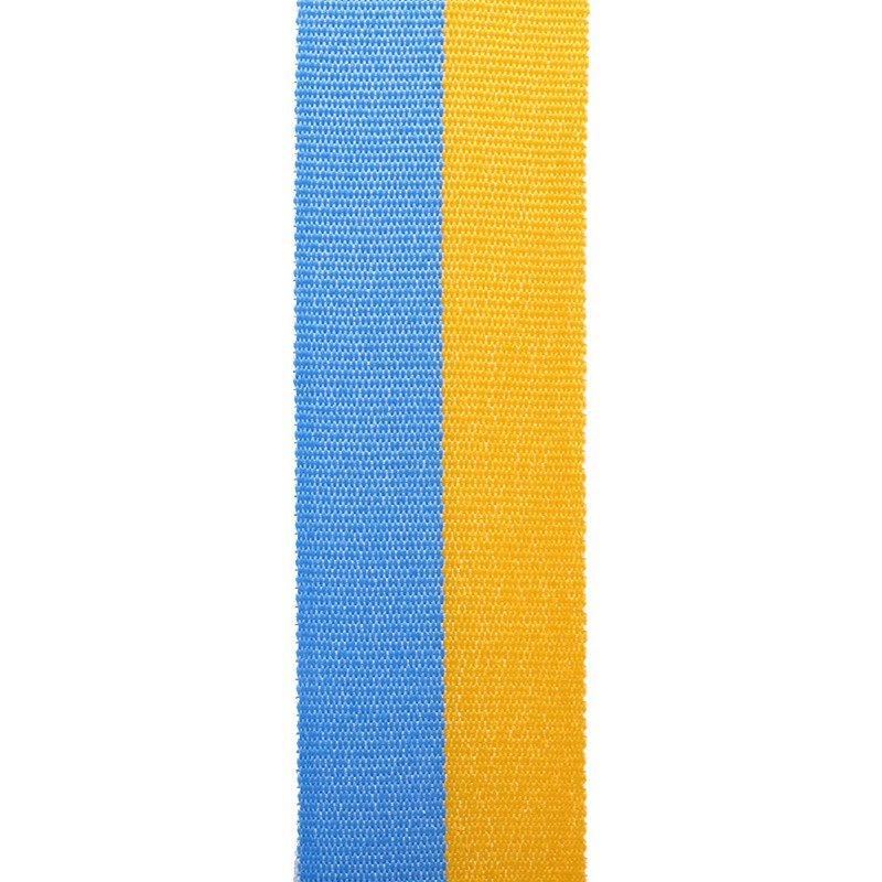 Медаль спортивна зі стрічкою SP-Sport UKRAINE з українською символікою C-9293 ø6,5см золото, срібло, бронза
