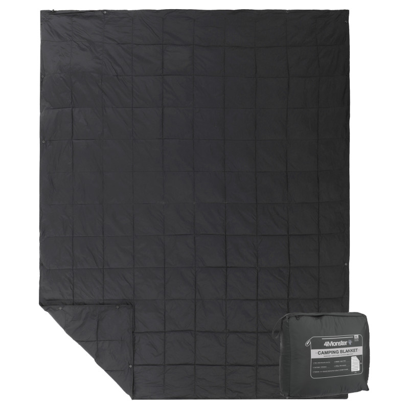 Ковдра мультифункціональна 3в1 CAMPING MULTIFUNCTIONAL PUFFY BLANKET 4Monster C-PBF-140 кольори в асортименті