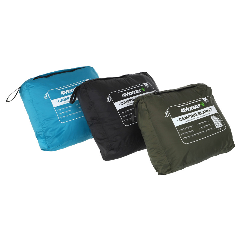 Ковдра мультифункціональна 3в1 CAMPING MULTIFUNCTIONAL PUFFY BLANKET 4Monster C-PBF-140 кольори в асортименті