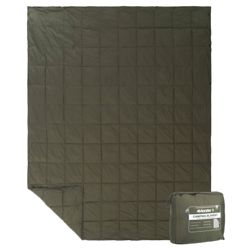 Ковдра мультифункціональна 3в1 CAMPING MULTIFUNCTIONAL PUFFY BLANKET 4Monster C-PBF-140 кольори в асортименті